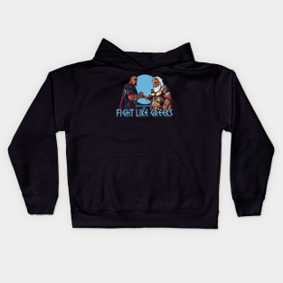 Fight like Greeks Kids Hoodie